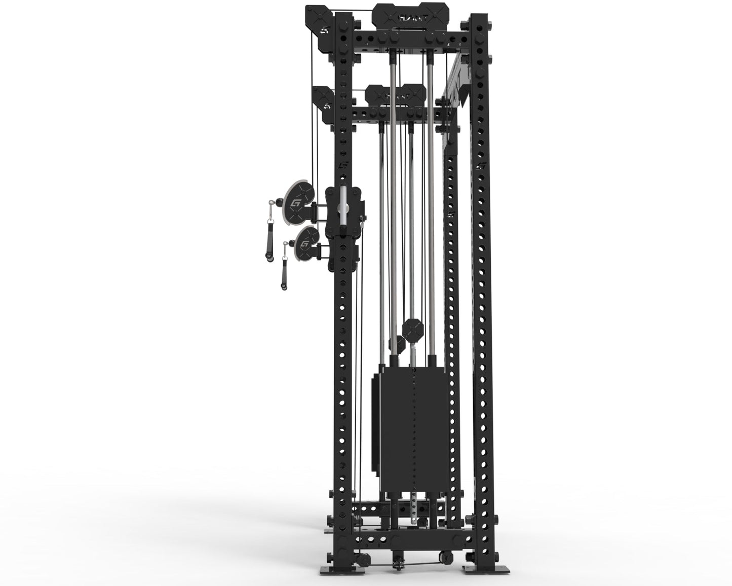 GIANT BD3X Axis 4-Post - Half Rack Functional Trainer (Tall)