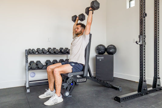 GIANT Rubber Hex Dumbbell Pairs - Ergonomic