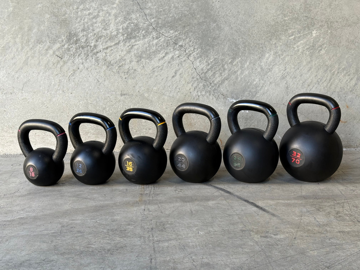 GIANT Rubber Grip Kettlebells (Final Sale)