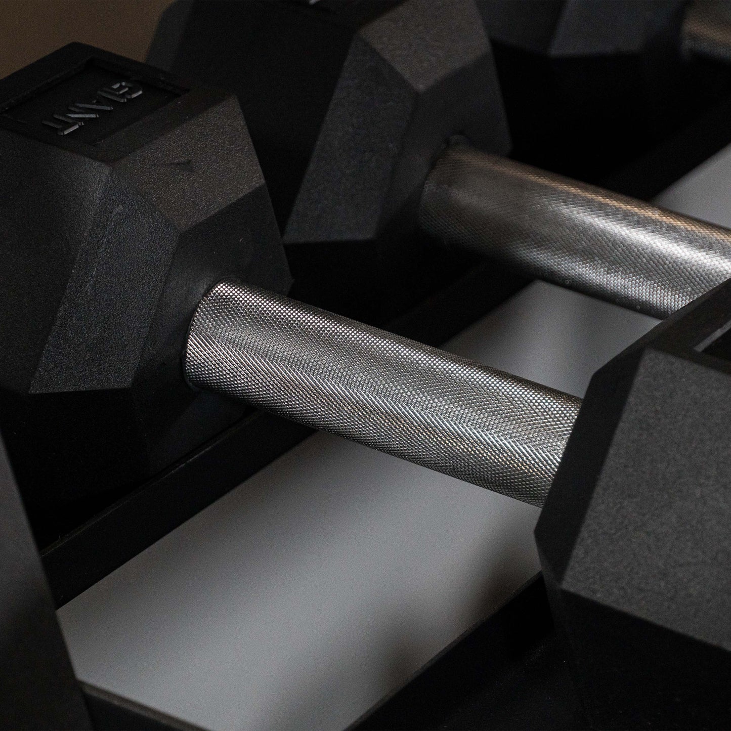 GIANT Rubber Hex Dumbbell Sets - Straight
